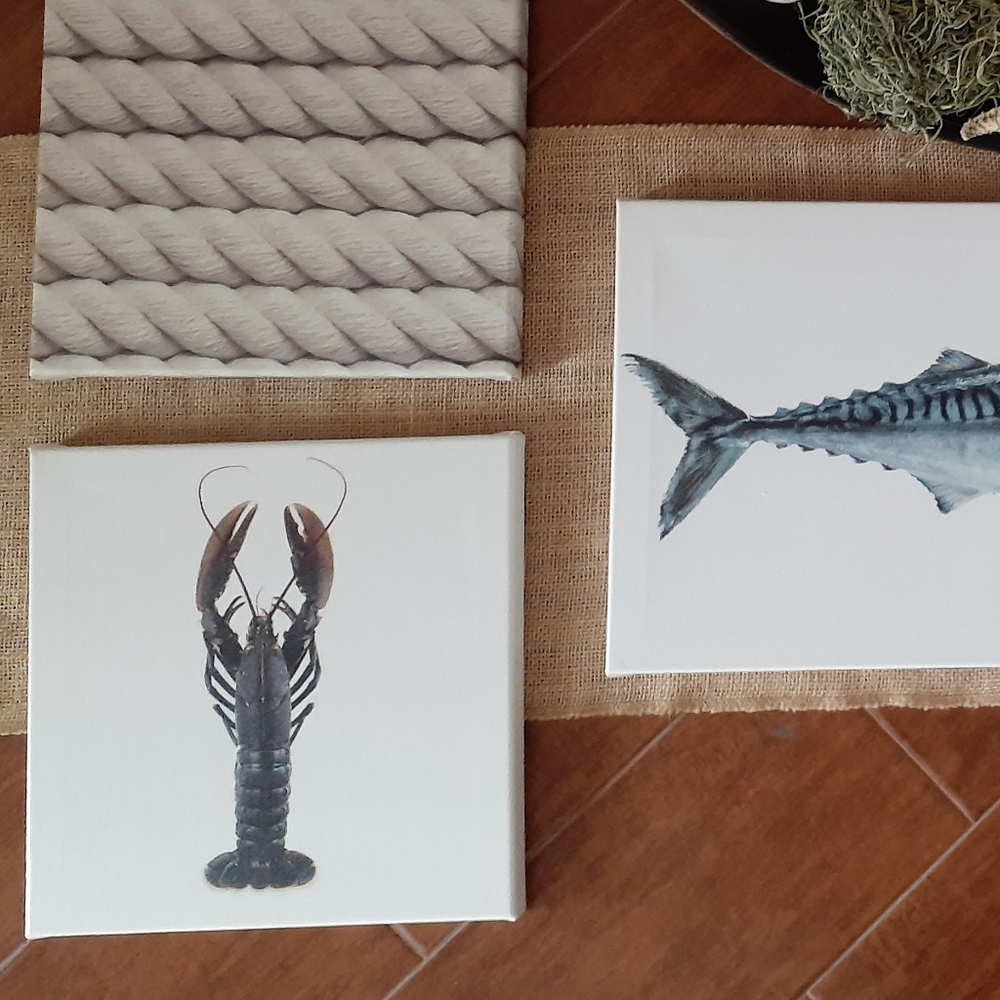 Set of canvas